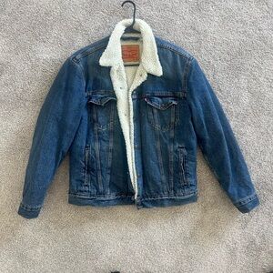 Levi Denim Trucker Sherpa Jacket